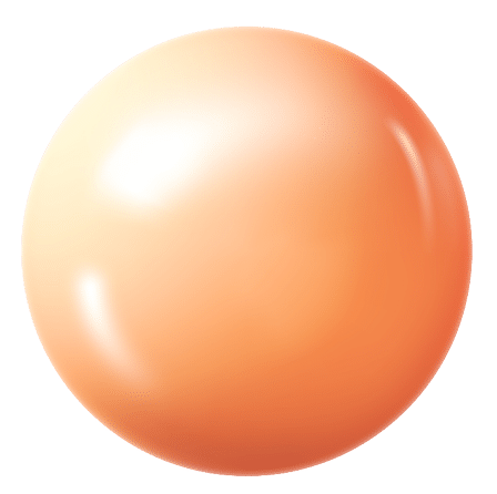 Pastel pink ball realistic. Glossy 3d sphere ball isolated. Geometric figure of round sphere